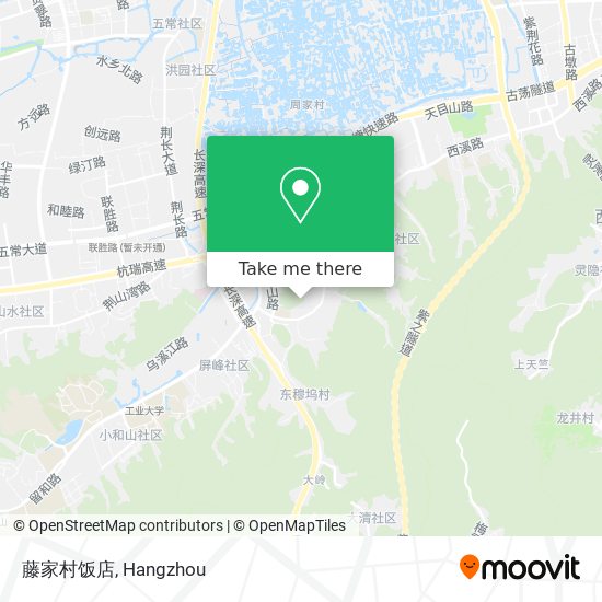 藤家村饭店 map