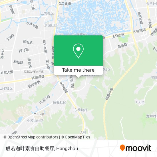 般若迦叶素食自助餐厅 map