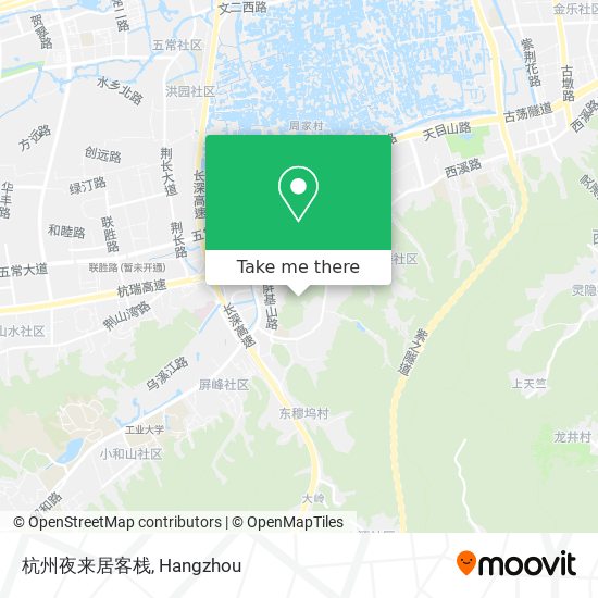 杭州夜来居客栈 map