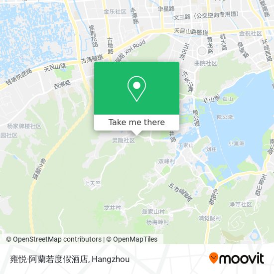 雍悦·阿蘭若度假酒店 map