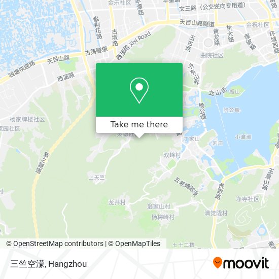 三竺空濛 map