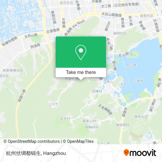 杭州丝绸都锦生 map