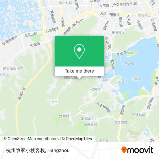 杭州致家小栈客栈 map