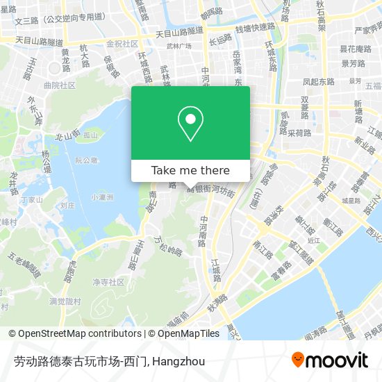劳动路德泰古玩市场-西门 map