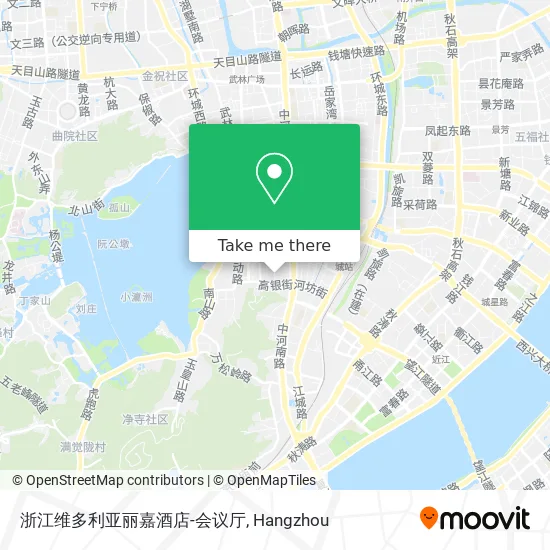 浙江维多利亚丽嘉酒店-会议厅 map