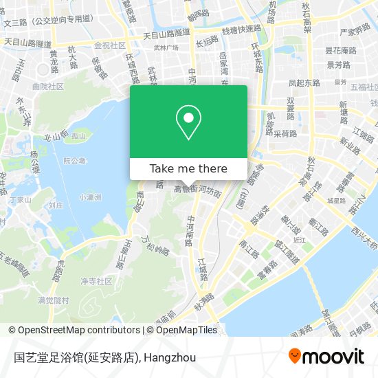 国艺堂足浴馆(延安路店) map