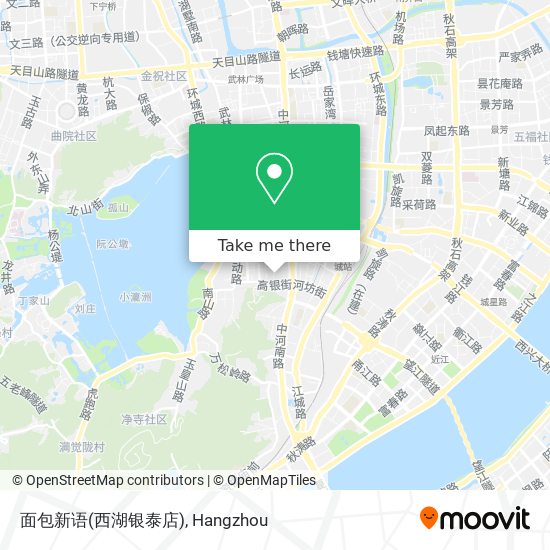 面包新语(西湖银泰店) map