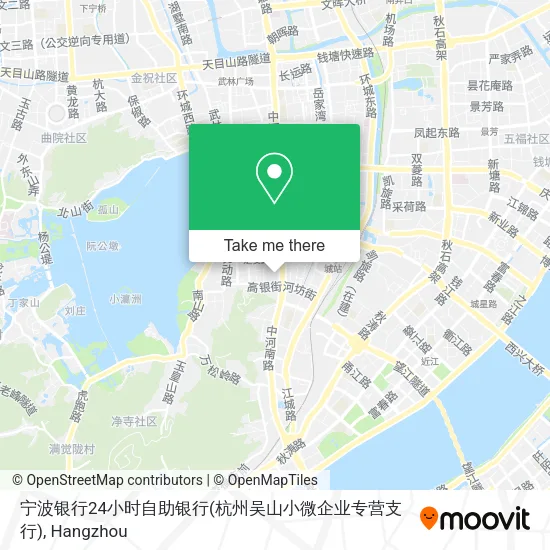 宁波银行24小时自助银行(杭州吴山小微企业专营支行) map