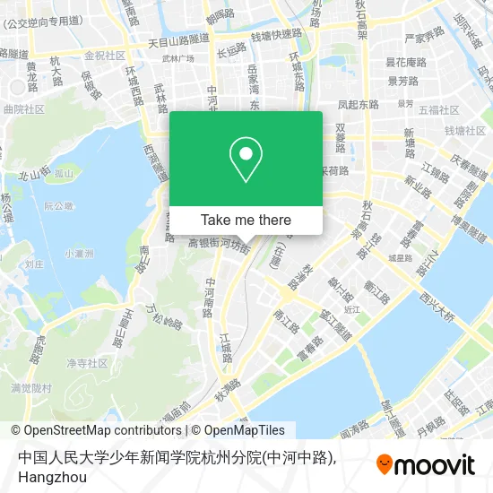 中国人民大学少年新闻学院杭州分院(中河中路) map