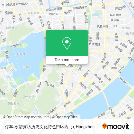 停车场(清河坊历史文化特色街区西北) map