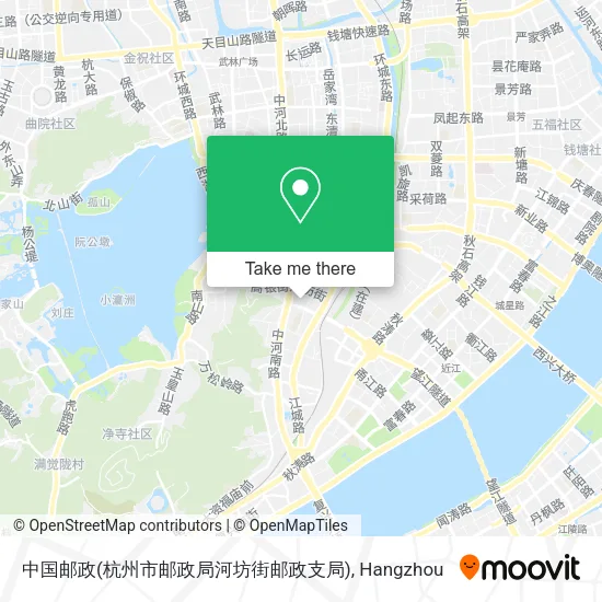 中国邮政(杭州市邮政局河坊街邮政支局) map