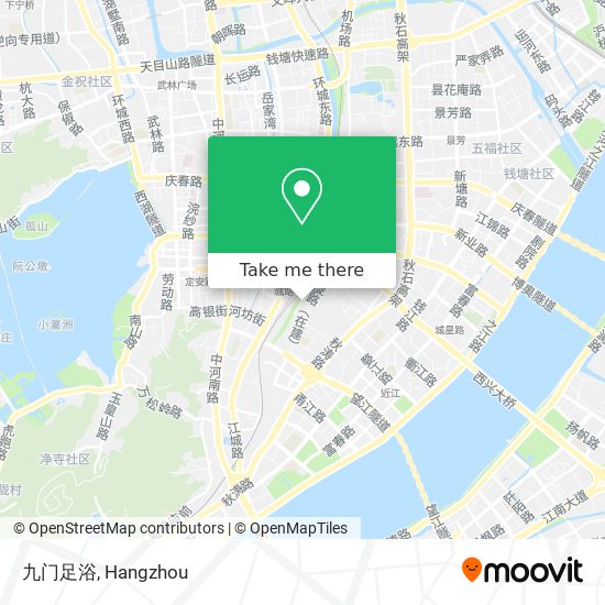 九门足浴 map