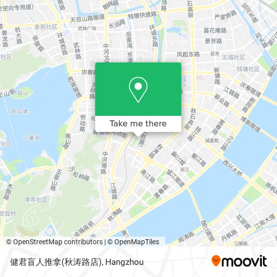健君盲人推拿(秋涛路店) map