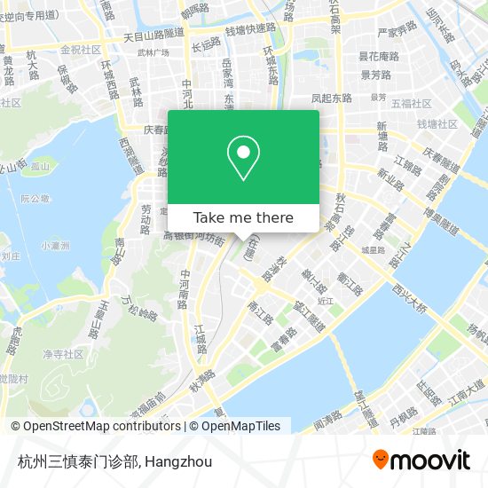 杭州三慎泰门诊部 map
