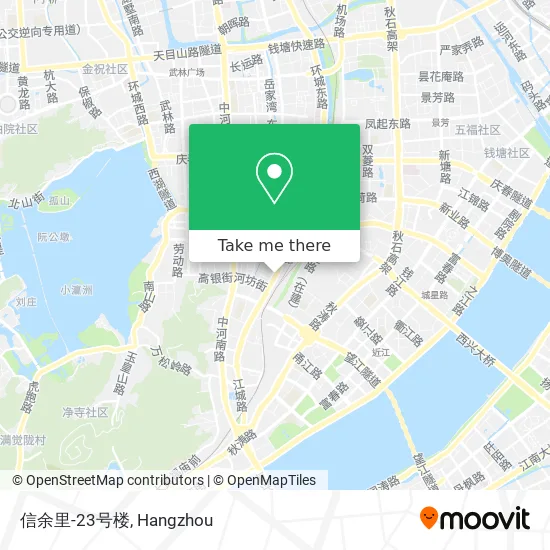 信余里-23号楼 map