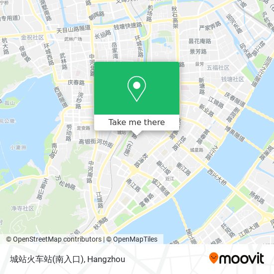 城站火车站(南入口) map