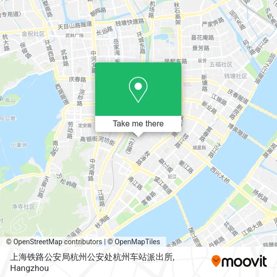 上海铁路公安局杭州公安处杭州车站派出所 map
