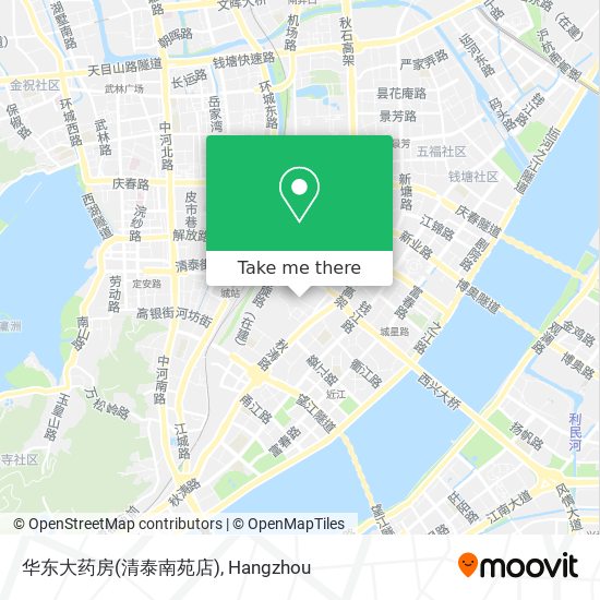 华东大药房(清泰南苑店) map