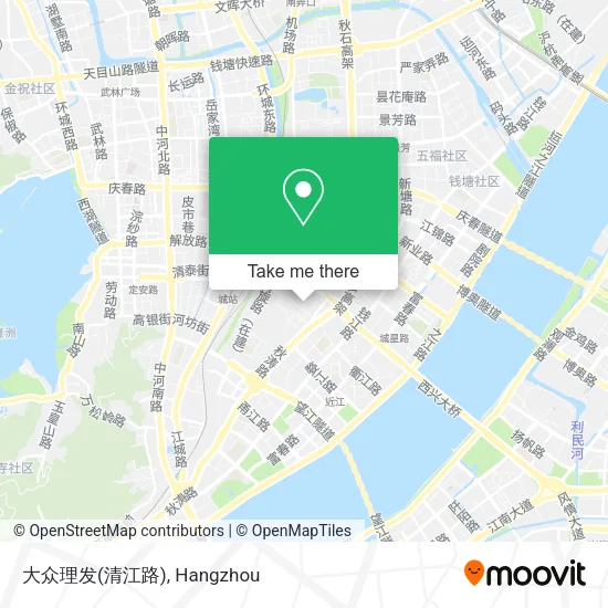 大众理发(清江路) map