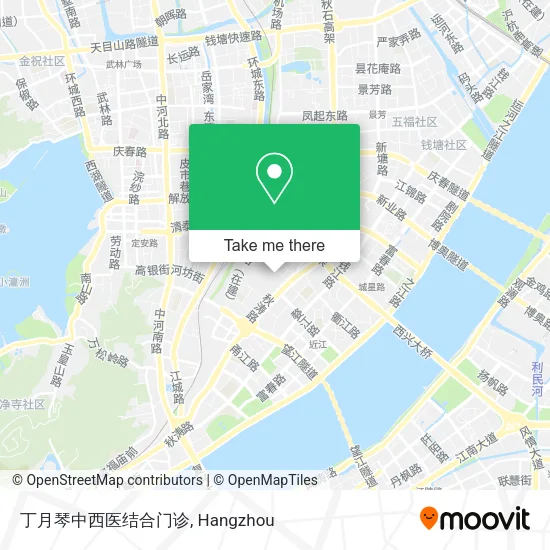 丁月琴中西医结合门诊 map