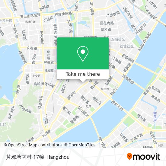 莫邪塘南村-17幢 map