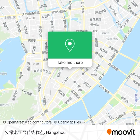 安徽老字号传统糕点 map