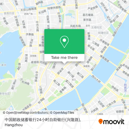 中国邮政储蓄银行24小时自助银行(兴隆路) map