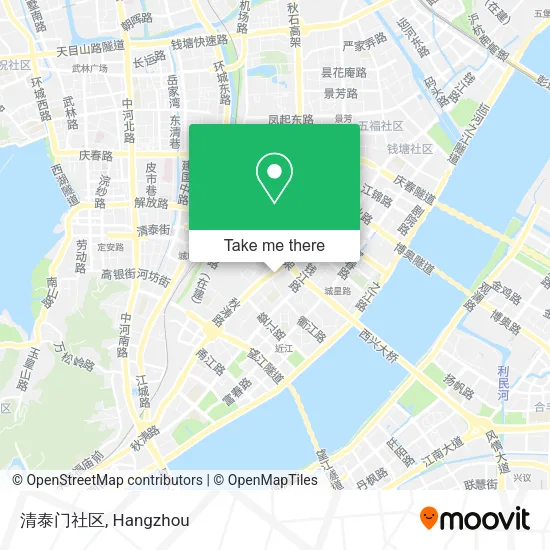 清泰门社区 map