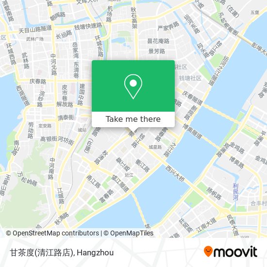 甘茶度(清江路店) map