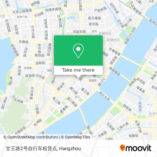 甘王路2号自行车租赁点 map