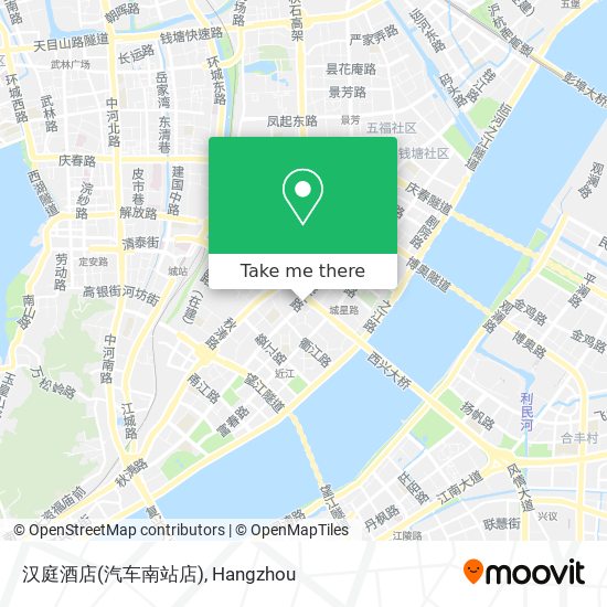 汉庭酒店(汽车南站店) map