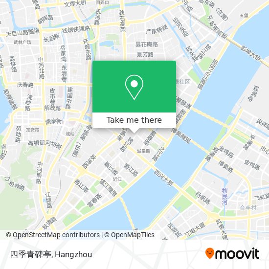 四季青碑亭 map