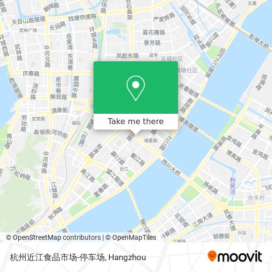 杭州近江食品市场-停车场 map
