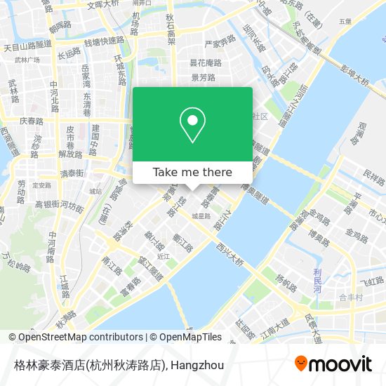 格林豪泰酒店(杭州秋涛路店) map
