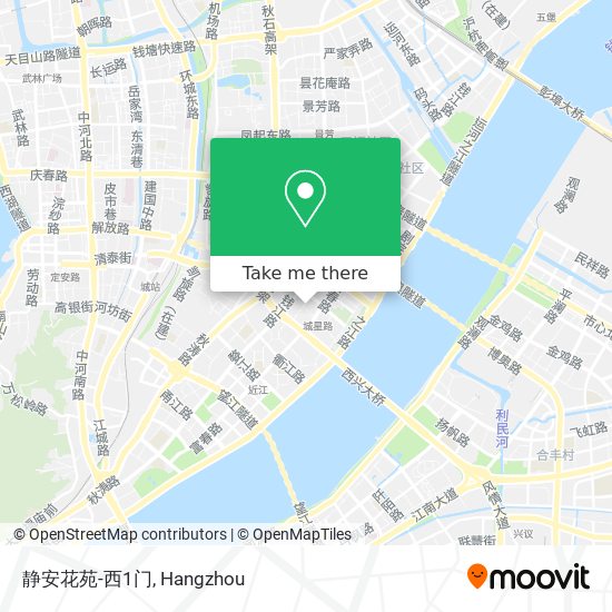 静安花苑-西1门 map