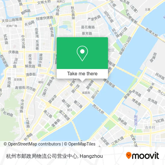 杭州市邮政局物流公司营业中心 map