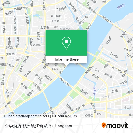 全季酒店(杭州钱江新城店) map