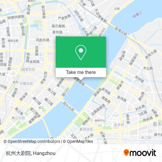 杭州大剧院 map
