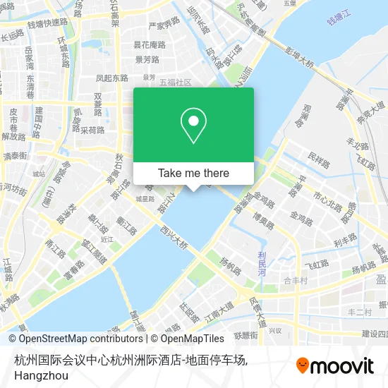 杭州国际会议中心杭州洲际酒店-地面停车场 map