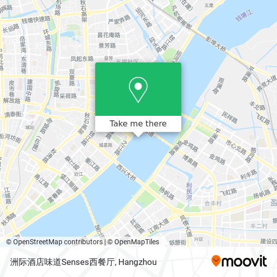 洲际酒店味道Senses西餐厅 map