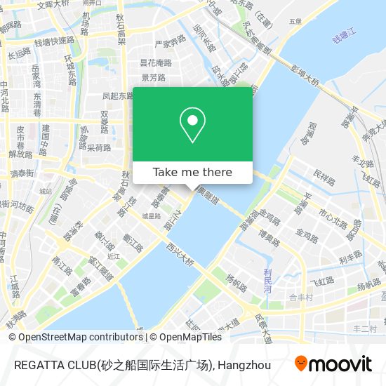 REGATTA CLUB(砂之船国际生活广场) map