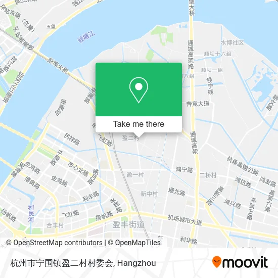 杭州市宁围镇盈二村村委会 map