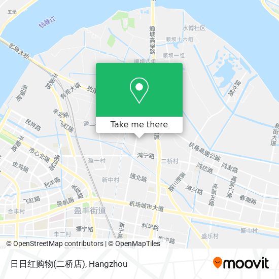 日日红购物(二桥店) map