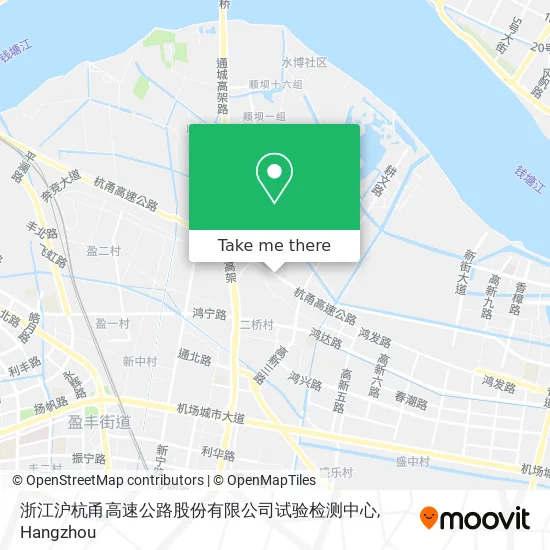 浙江沪杭甬高速公路股份有限公司试验检测中心 map