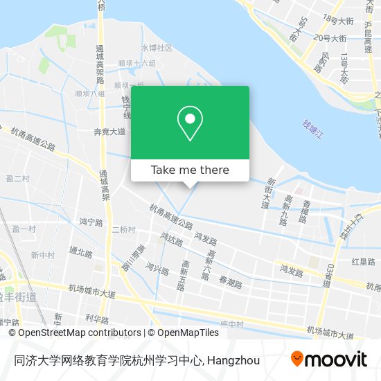 同济大学网络教育学院杭州学习中心 map