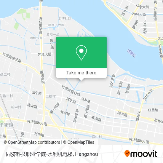 同济科技职业学院-水利机电楼 map