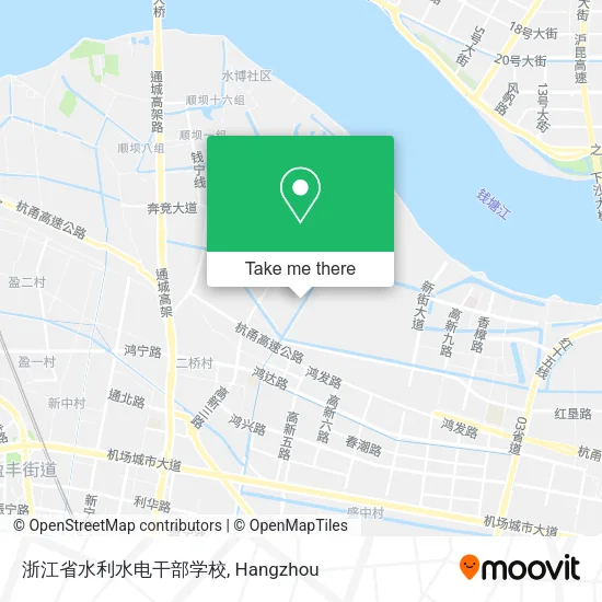 浙江省水利水电干部学校 map