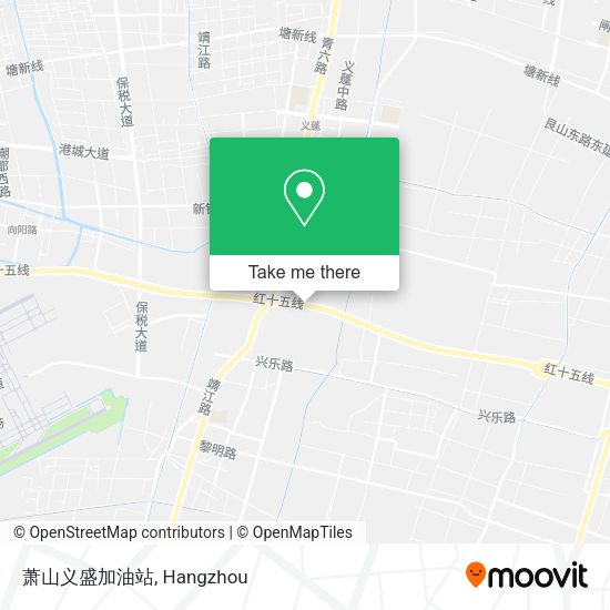萧山义盛加油站 map