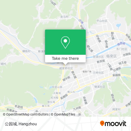 公园城 map
