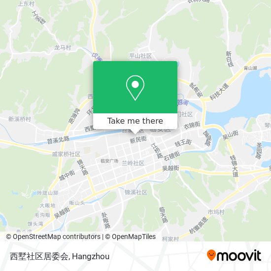 西墅社区居委会 map
